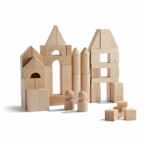 Basic Building Blocks 60 Piece Large Starter Set  |  Wooden Building Blocks