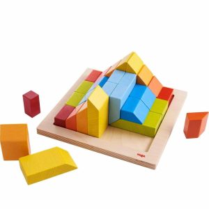 Creative Stones 3D Wooden Arranging Blocks  |  Arranging Games