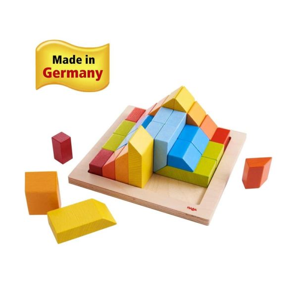 Creative Stones 3D Wooden Arranging Blocks  |  Arranging Games