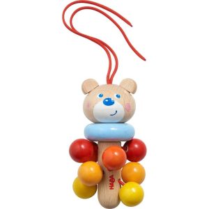 Dangling Figure Bear Stroller & Crib Toy  |  Hanging Baby Toys + Mobiles