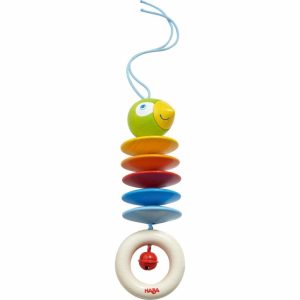 Dangling Figure Parrot Stroller & Crib Toy  |  Hanging Baby Toys + Mobiles