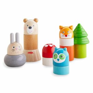 Forest Animals Wooden Stacking Toy  |  Wooden Stacking Toys & Arranging Games