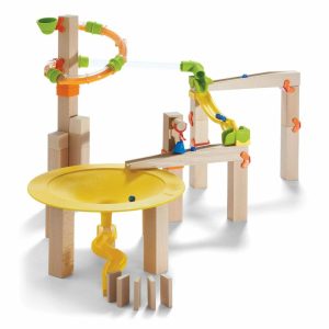 Marble Run Funnel Jungle Starter Set  |  Wooden Marble Runs