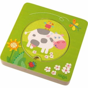 On The Farm 5 Piece Wooden Puzzle  |  Puzzles