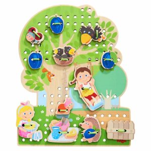 Orchard 31 Piece Threading Game  |  Lacing Toys + Motor Skills