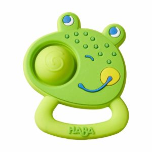 Popping Frog Silicone Teething Toy  |  Grasping + Teething Toys