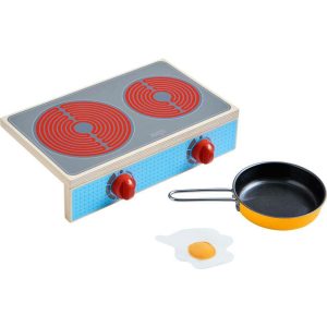 Portable Wooden Cooktop Set Culina  |  Pretend Play Food