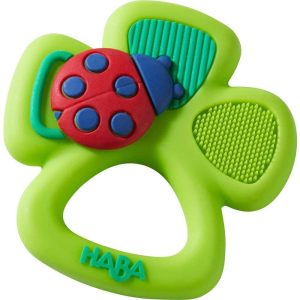 Shamrock Silicone Teether  |  Grasping + Teething Toys