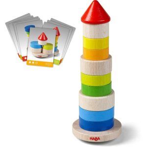 Wobbly Tower Wooden Stacking Game  |  Wooden Stacking Toys & Arranging Games