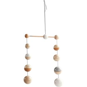 Wooden Mobile Dots  |  Hanging Baby Toys + Mobiles